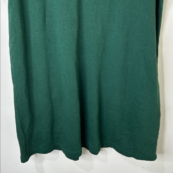 BRYN WALKER Green Sweatshirt Dress Bamboo Organic Cotton Size Large - Picture 11 of 15